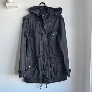 Talula Charcoal Utility Jacket